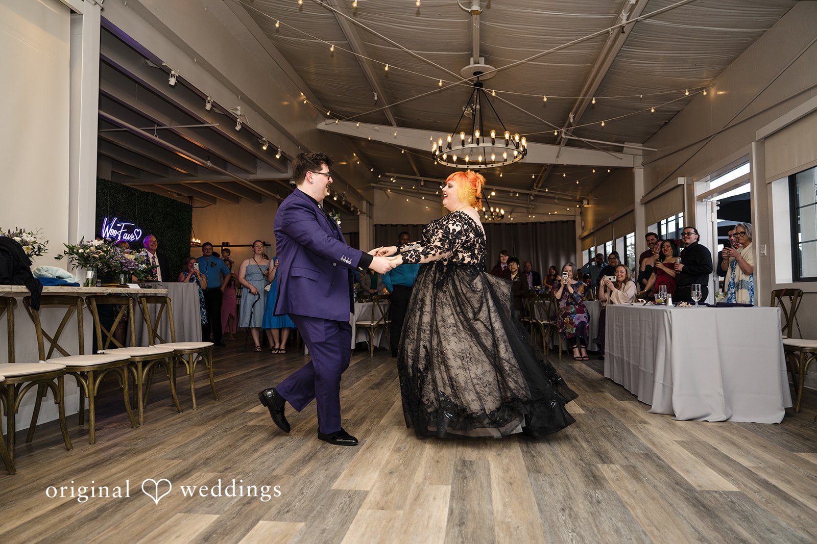 Morgan + Todd Couple enjoying fun moments together during the reception