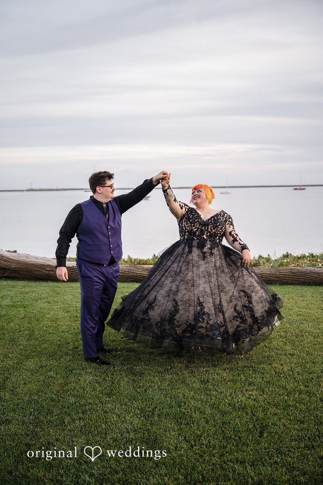 Morgan + Todd Groom twirling the bride during outdoor wedding portraits