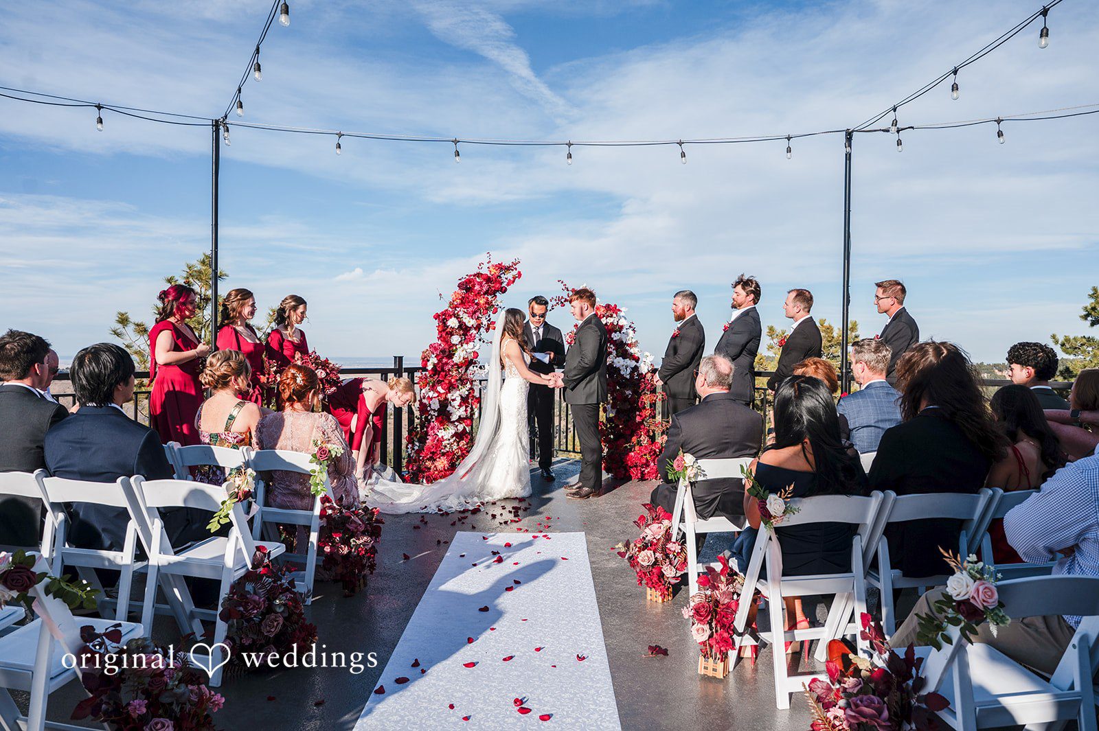A photo from the Mount Vernon Canyon Club wedding ceremony