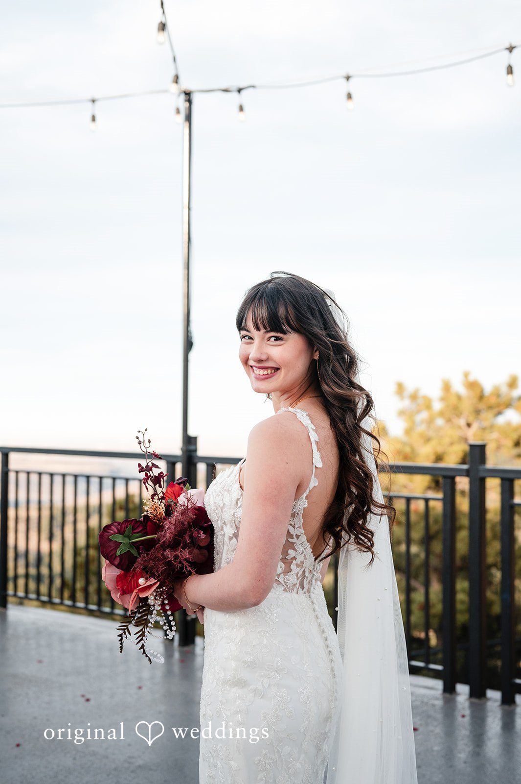 A stunning portrait of the bride