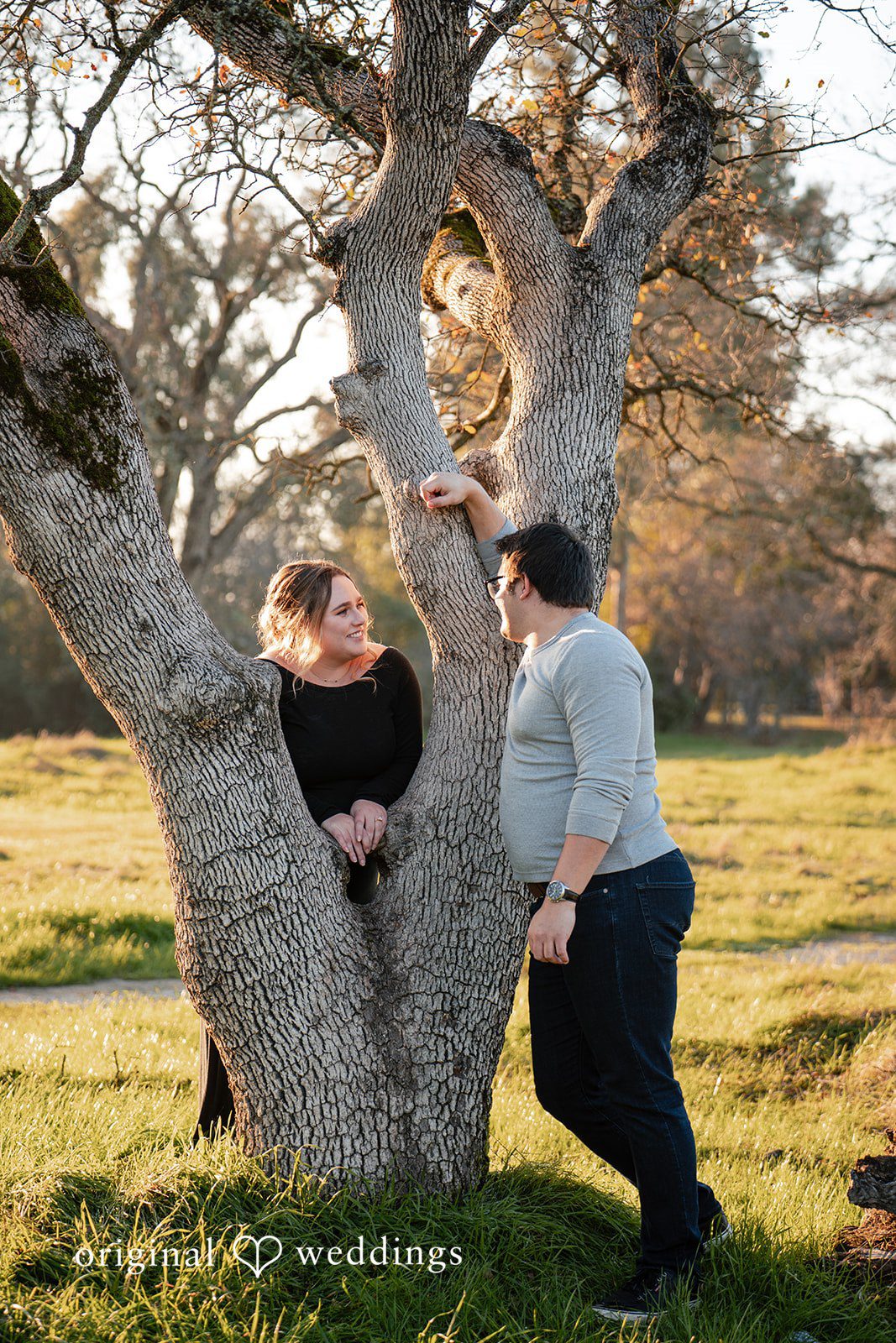 Ellie + Aaron A stylish portrait of the couple