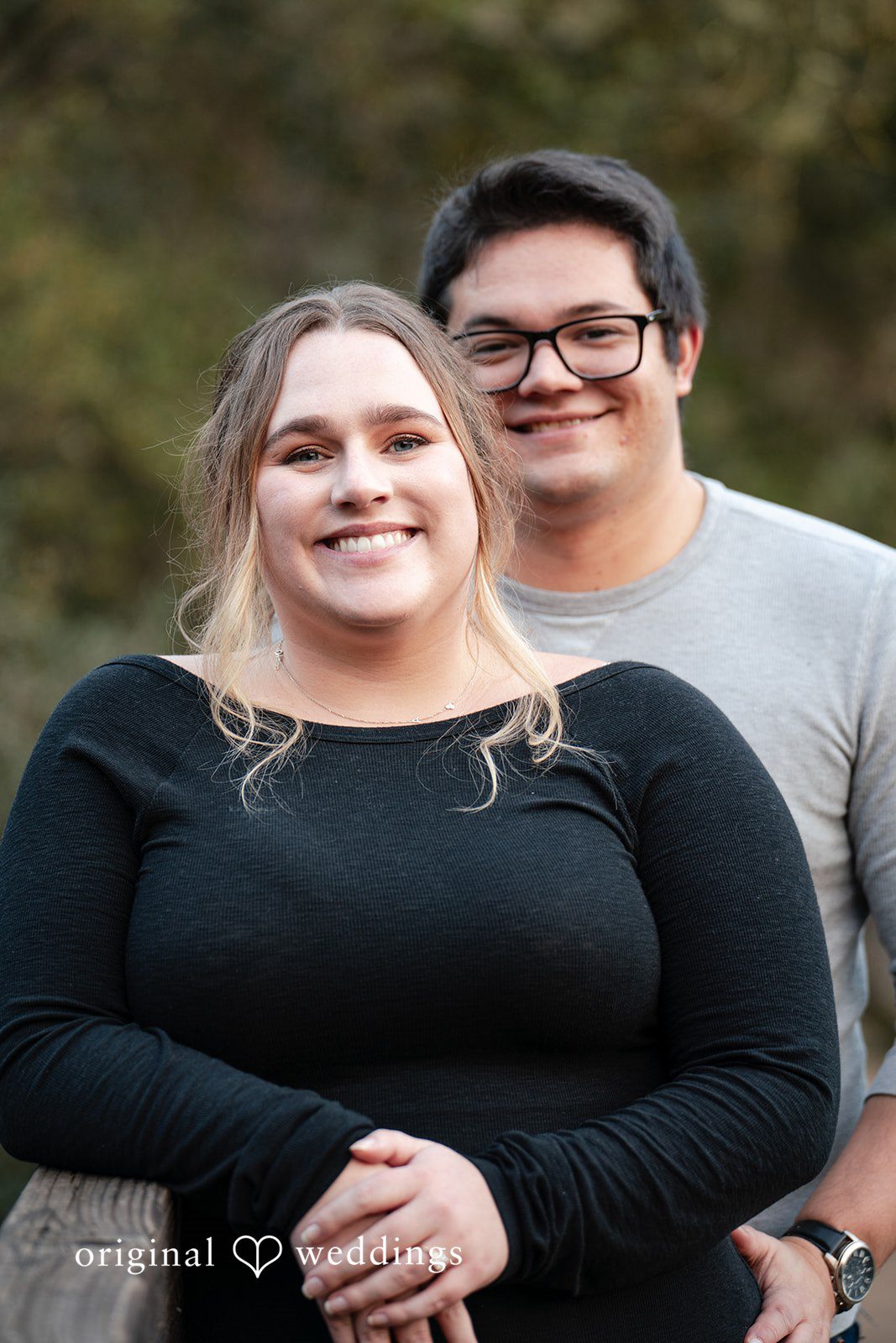 Ellie + Aaron A stunning portrait of the couple