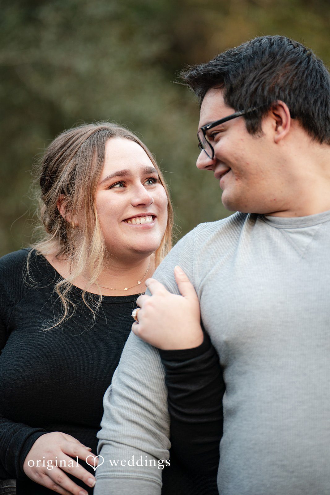Ellie + Aaron A beautiful portrait of the couple