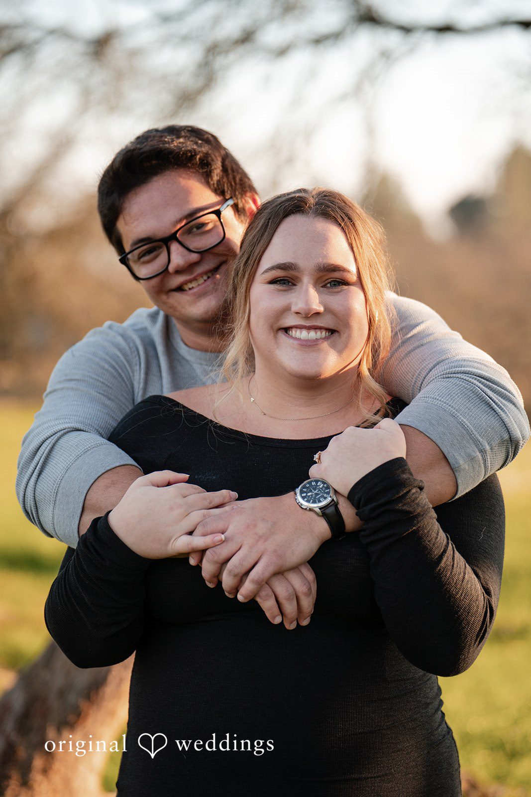 Ellie + Aaron A stunning portrait of the couple