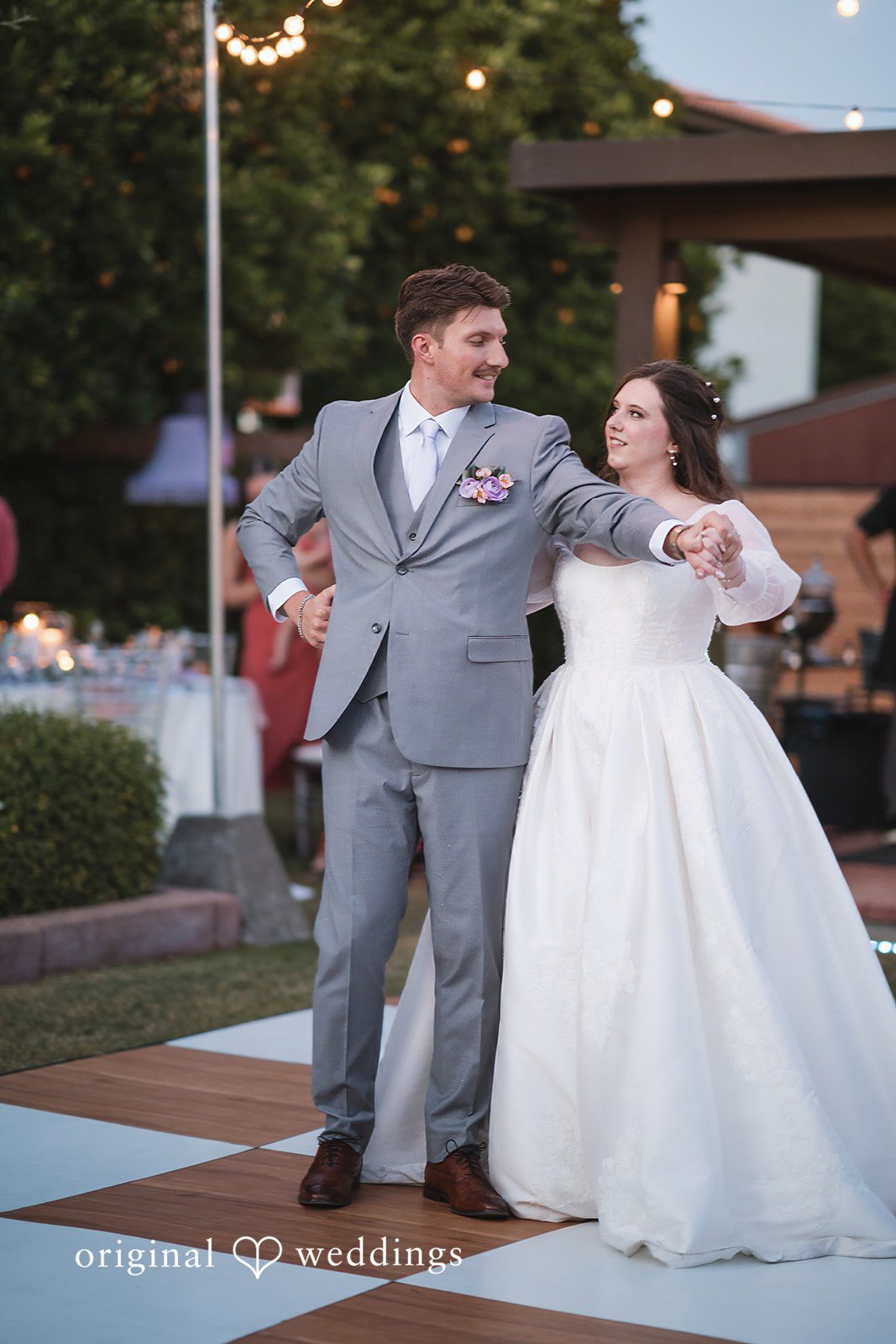 The couple’s dance time