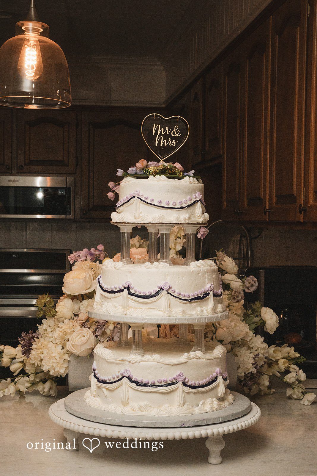 A yummy three-tier cake