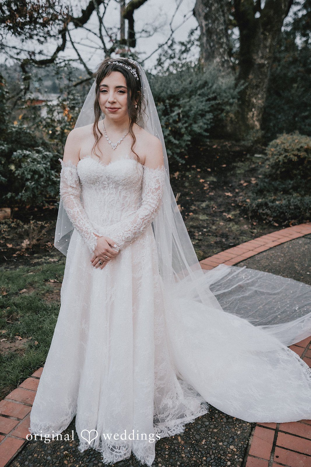 Claire + Richard The bride looks stunning