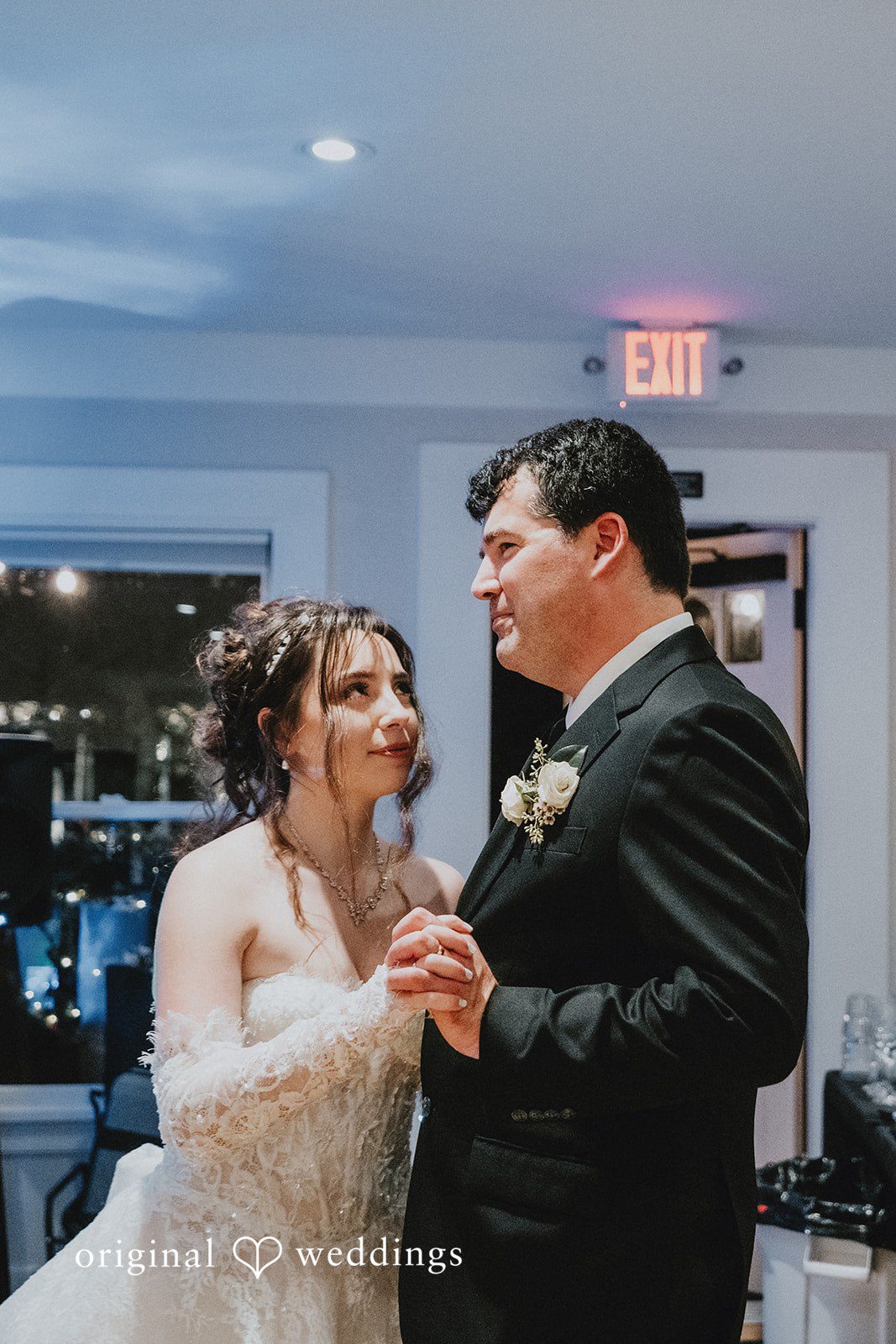 Claire + Richard The couple takes their first dance