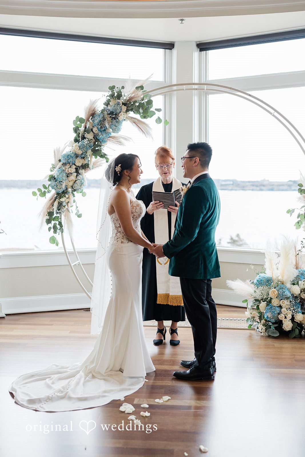 A portrait from the wedding ceremony