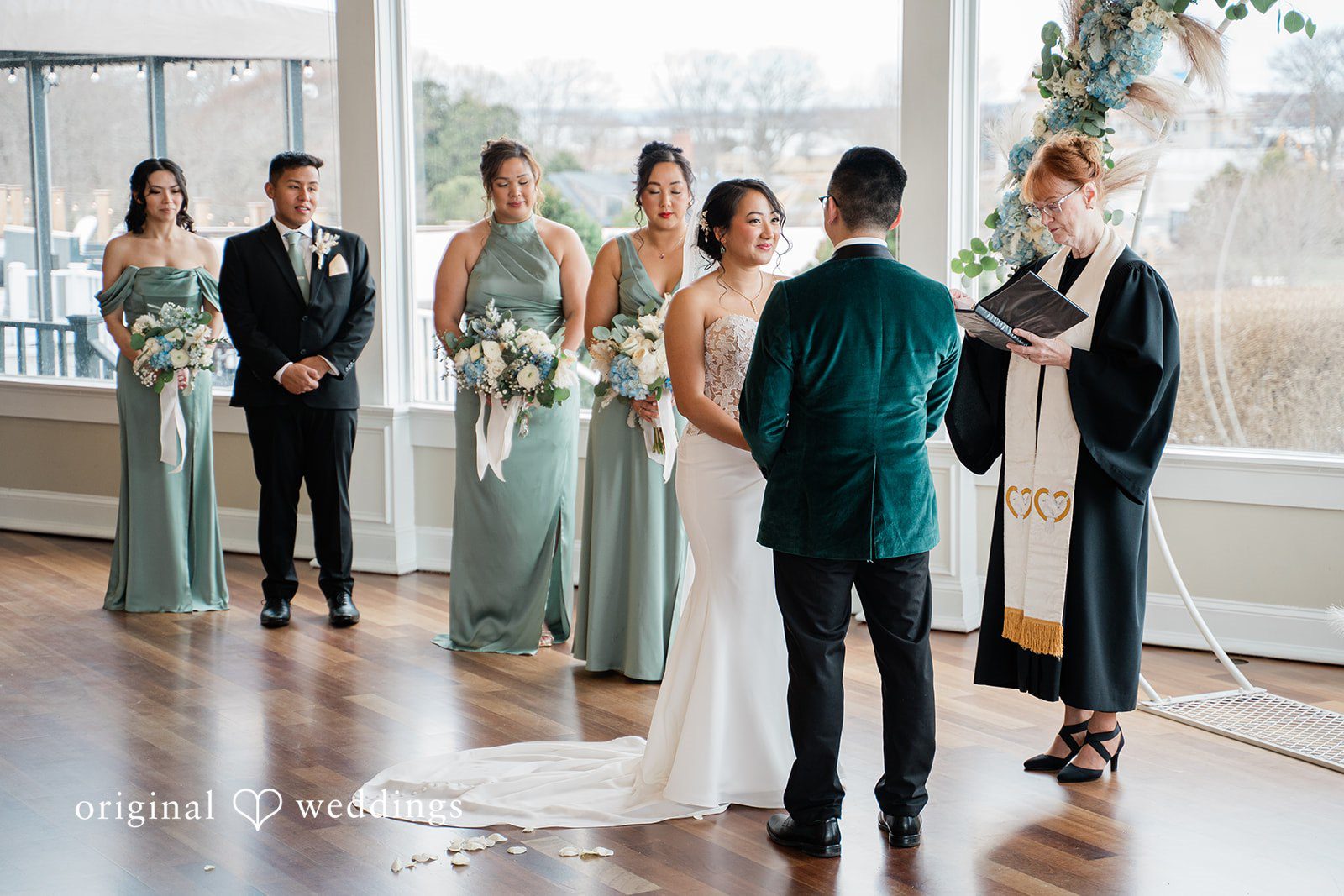 The couple about to be joined as one
