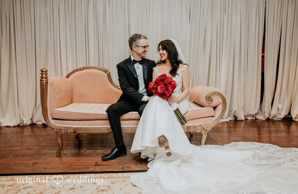 Couple funny posing together