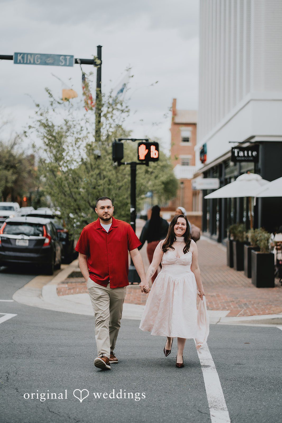 Lucy + Francesco The couple takes a walk at Old Town Alexandria