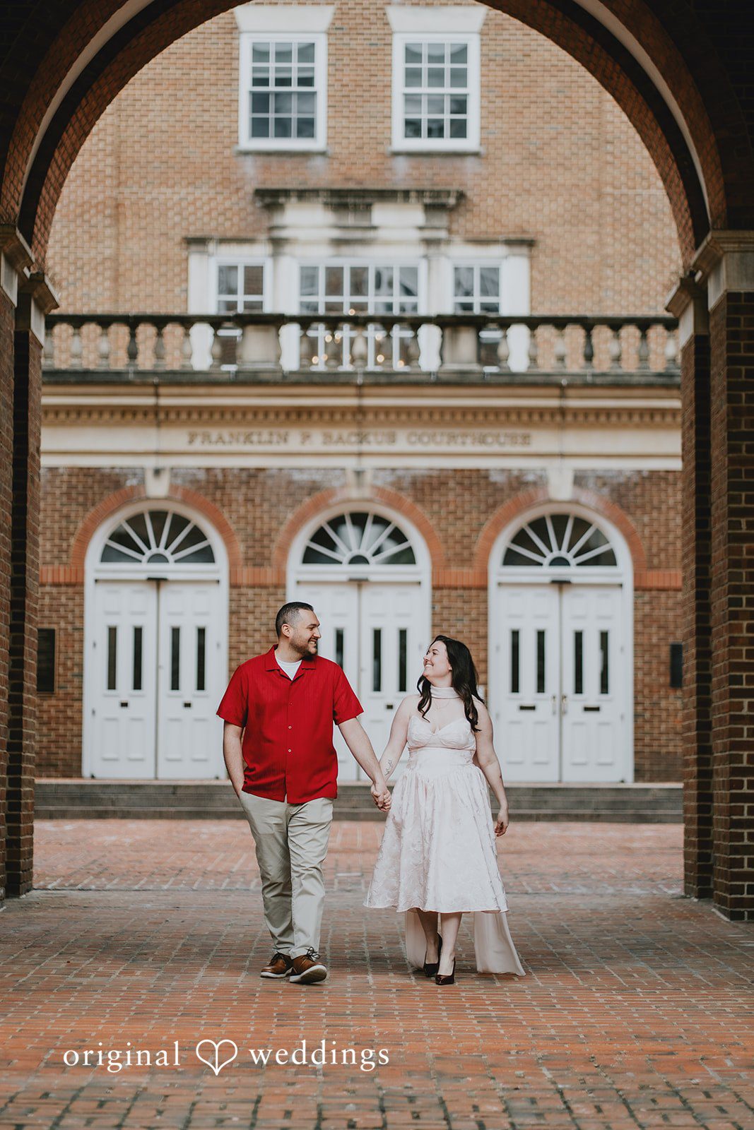 Lucy + Francesco Our DC engagement photographer captured the couple taking a walk at Old Town Alexandria