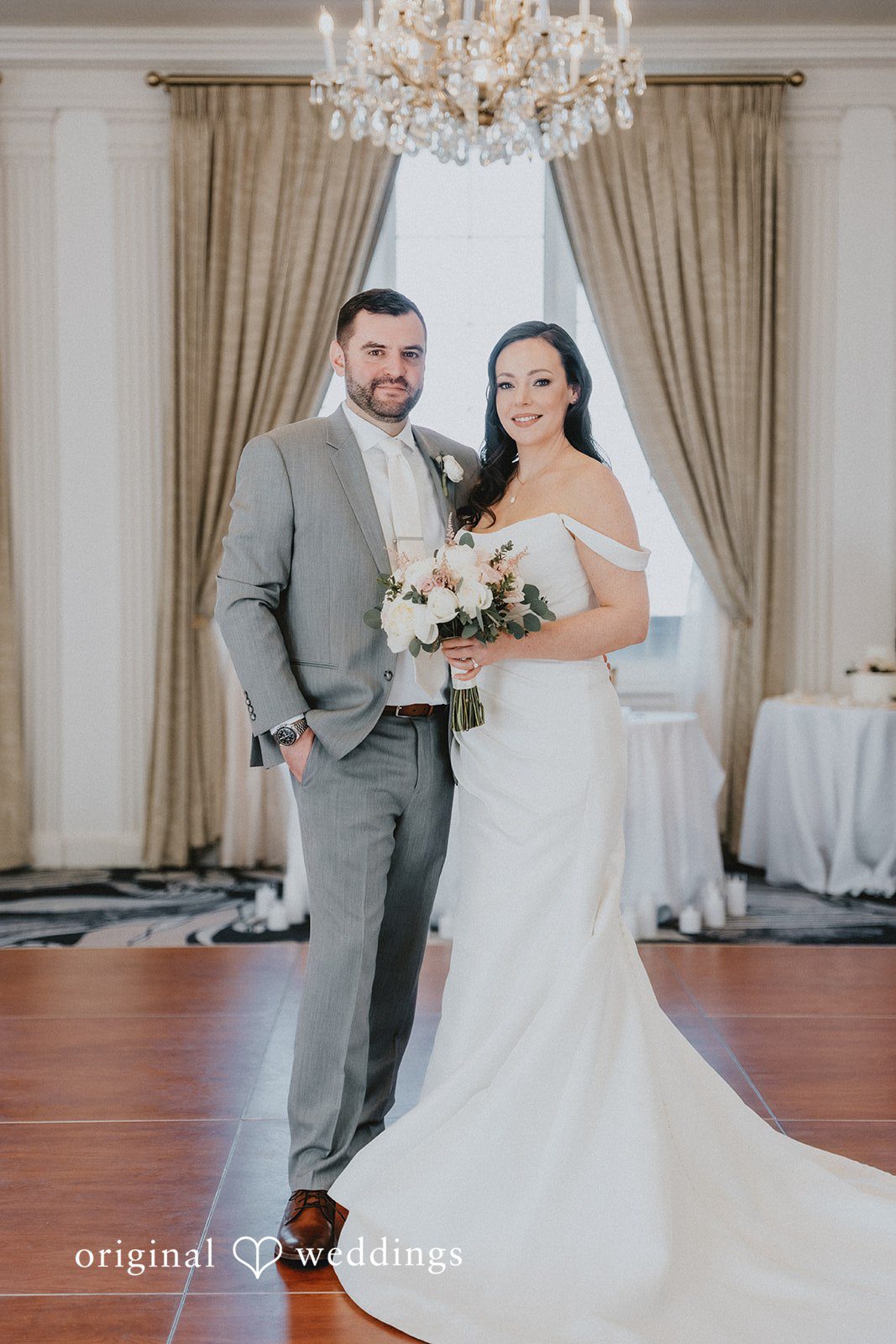 Brooklynn + Adam Stunning romantic couple shot at Omni Parker House