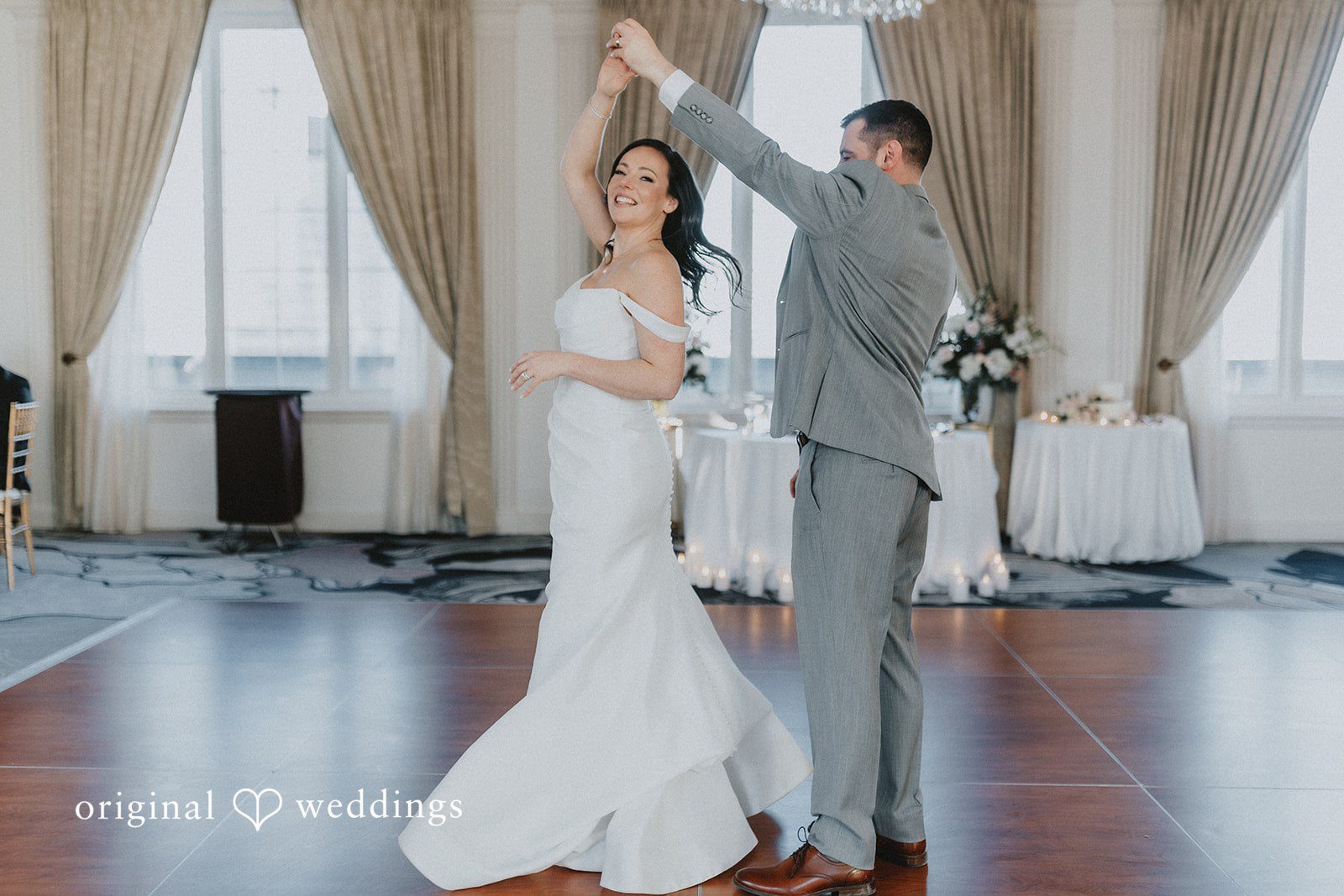 Brooklynn + Adam Romantic couple dance at wedding reception