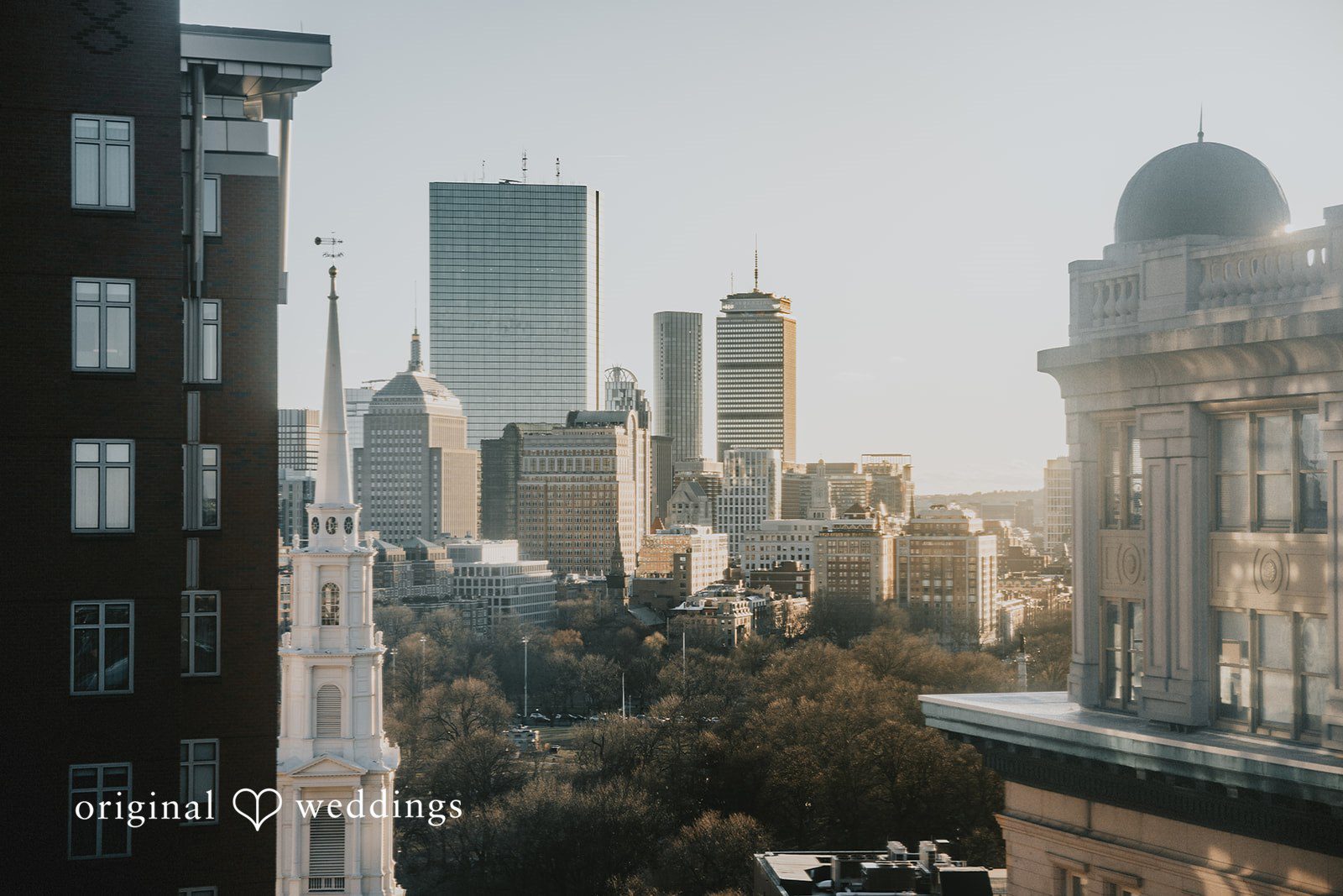 Brooklynn + Adam Beautiful venue exterior shot of Omni Parker House