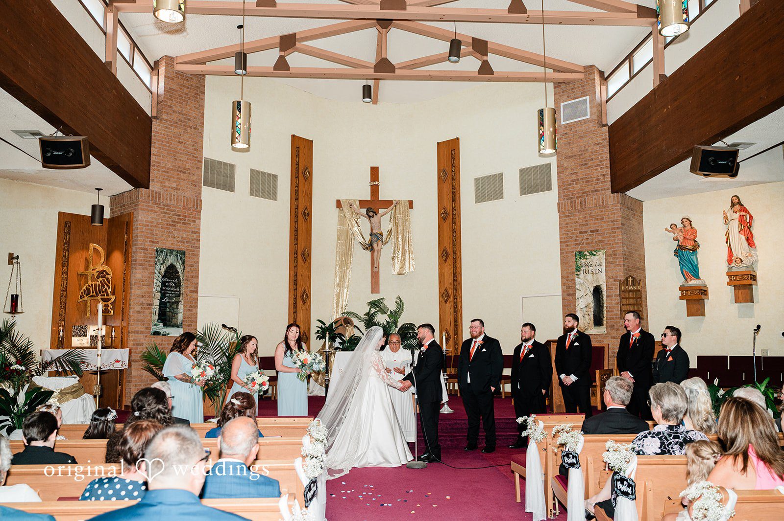Christina + Quinton Our Lady of Guadalupe Catholic Church wedding ceremony