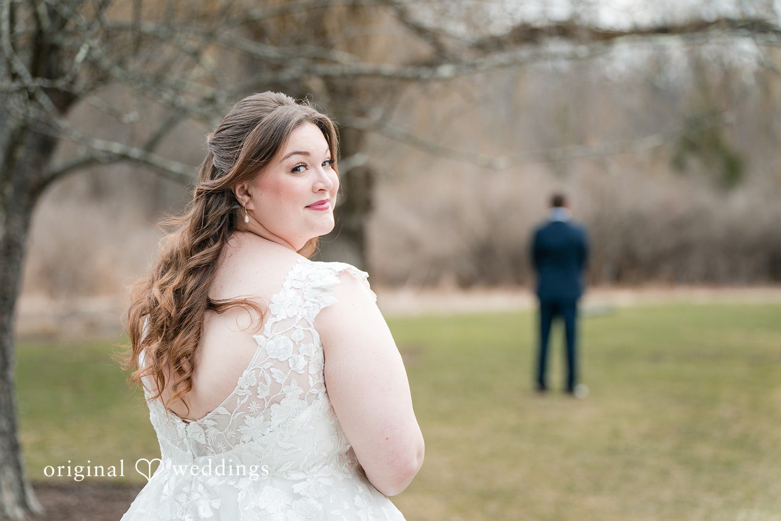 Beautiful bride picture at Perona Farms