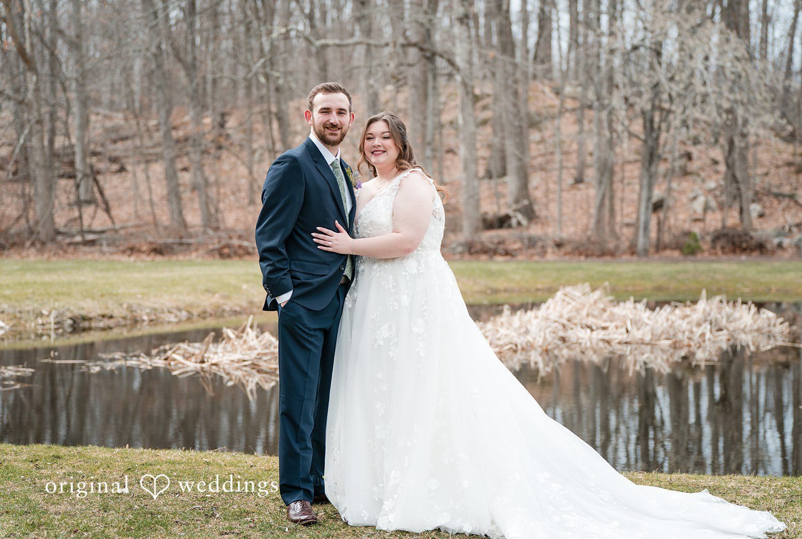 New York wedding photography at Perona Farms by Original Weddings capturing romantic couple