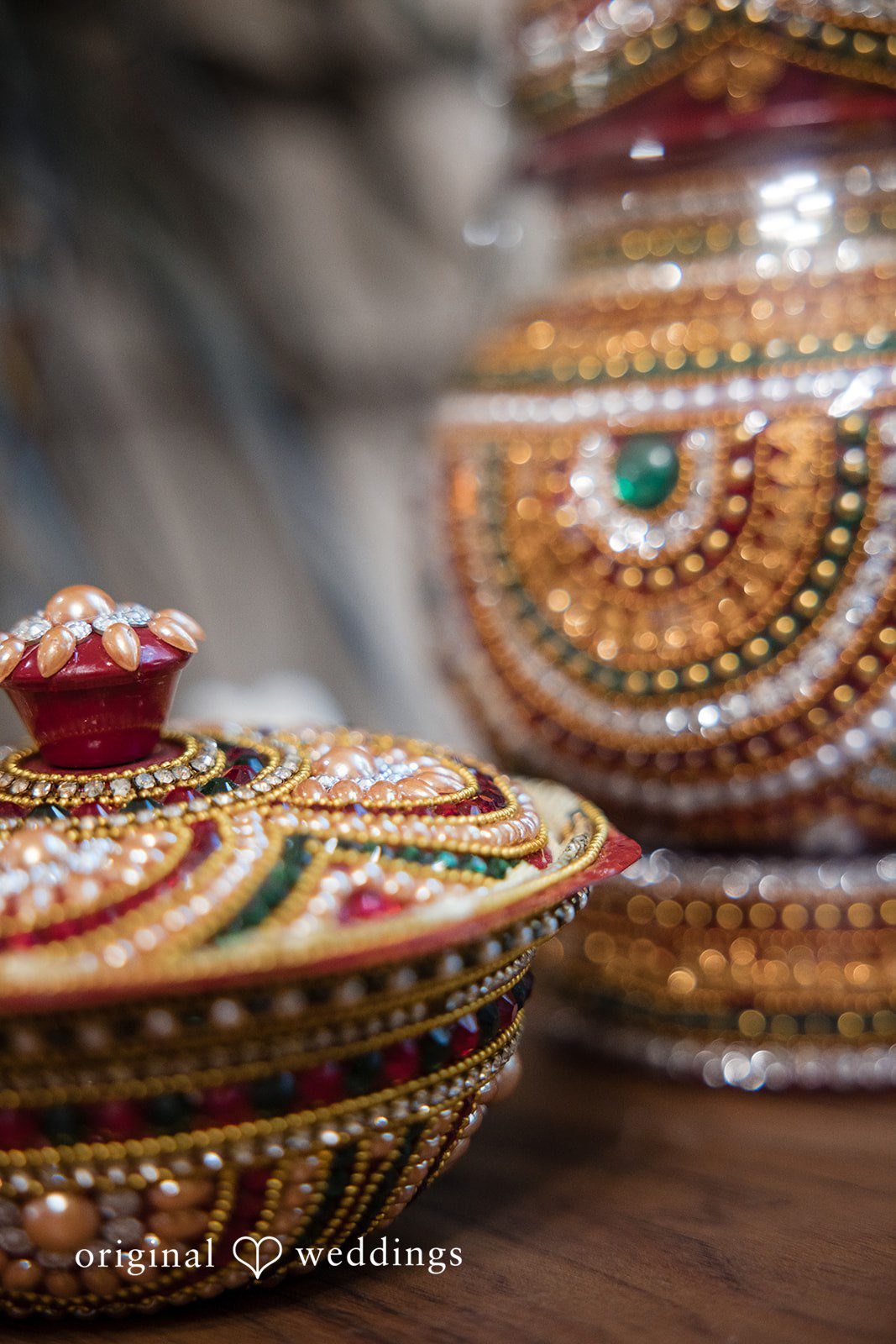Taylor + Yash Colorful engagement decor accessories