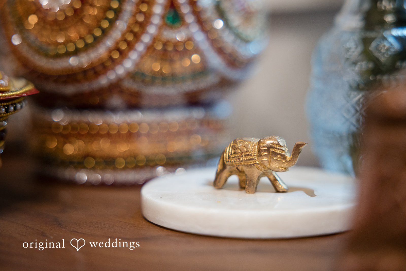 Taylor + Yash Cultural decor arrangement for engagement event