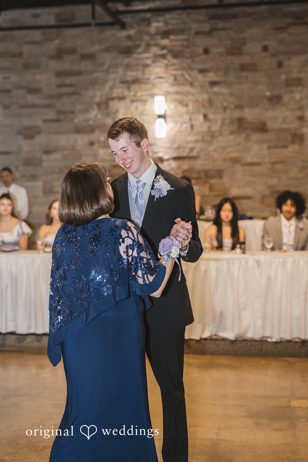 Samantha + Ryan Groom dancing with his mother during the wedding reception