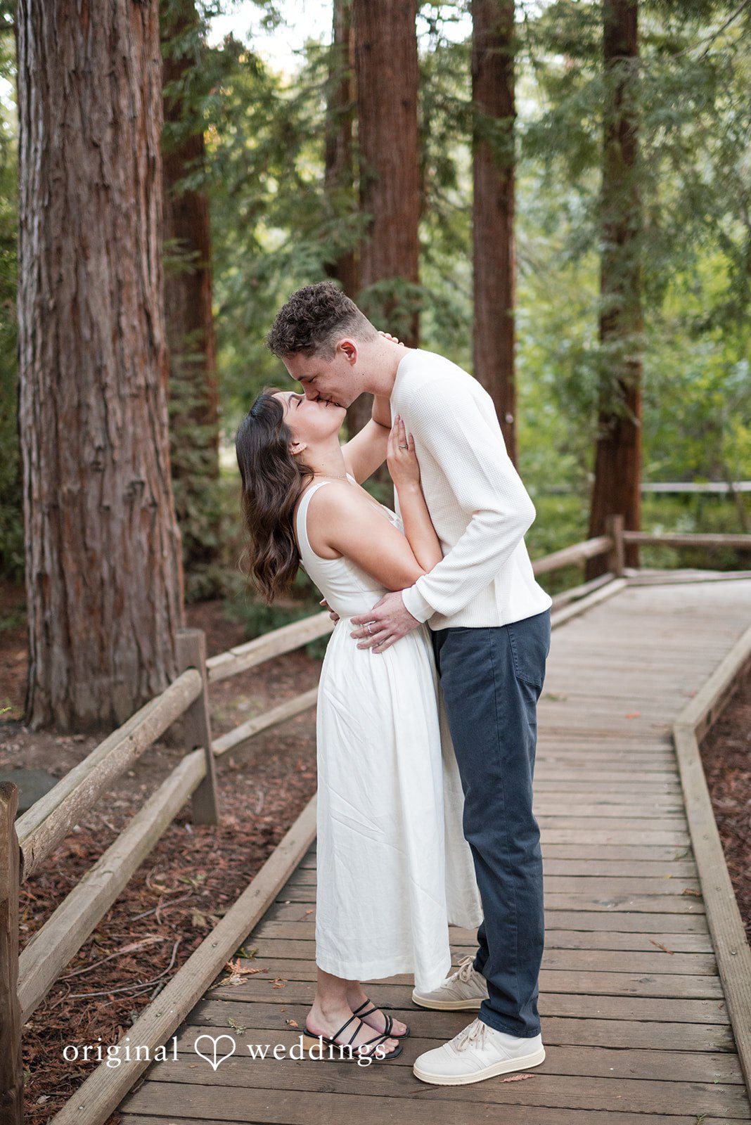 Gabriela + Jack The couple shares a romantic kiss
