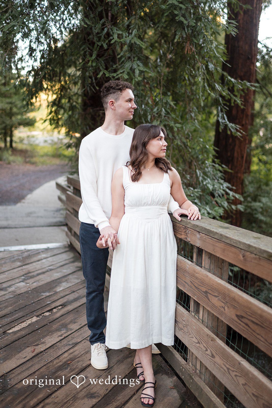 Gabriela + Jack A look-look-away portrait of the couple