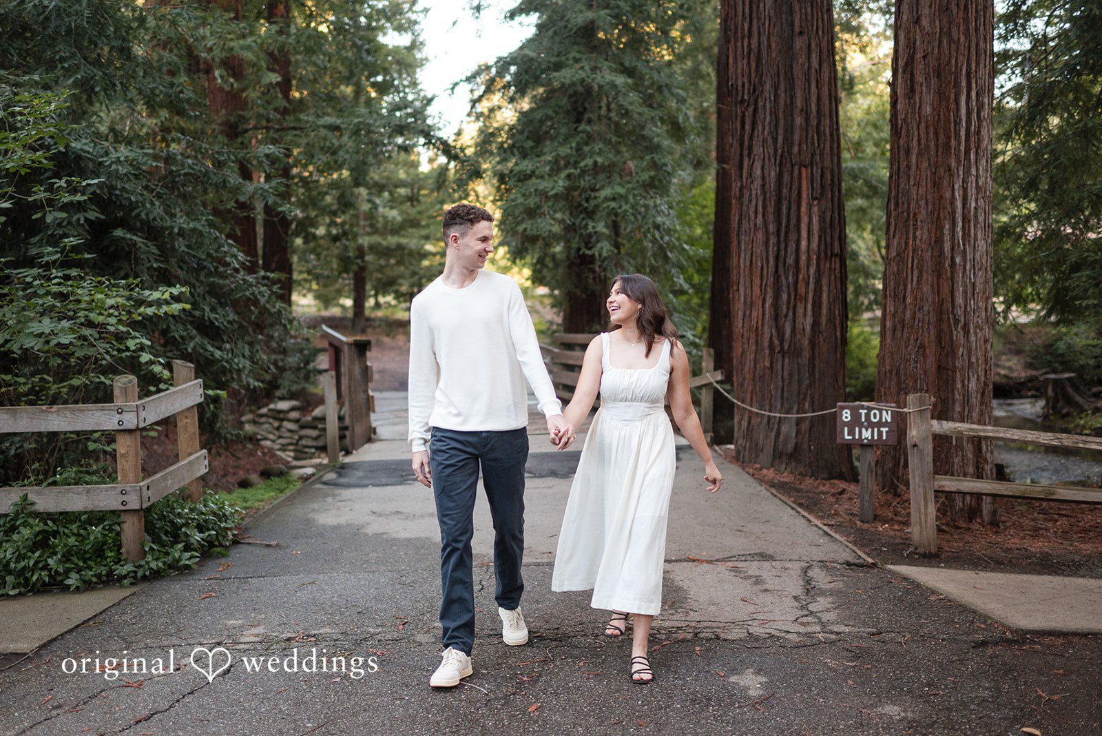 Gabriela + Jack The couple takes a walk through the Preserve.
