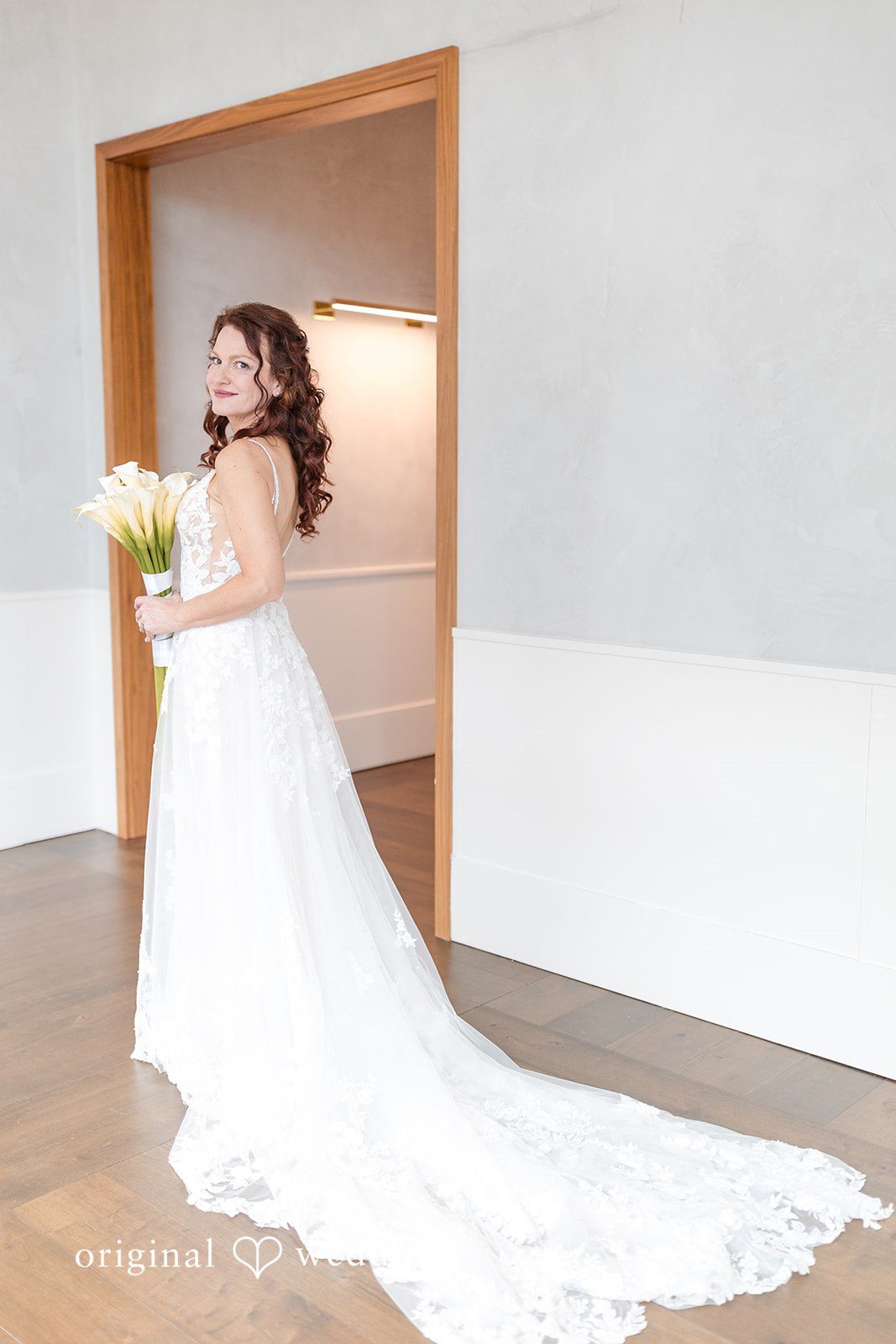 Soft bridal portrait captured at Rye Street Tavern