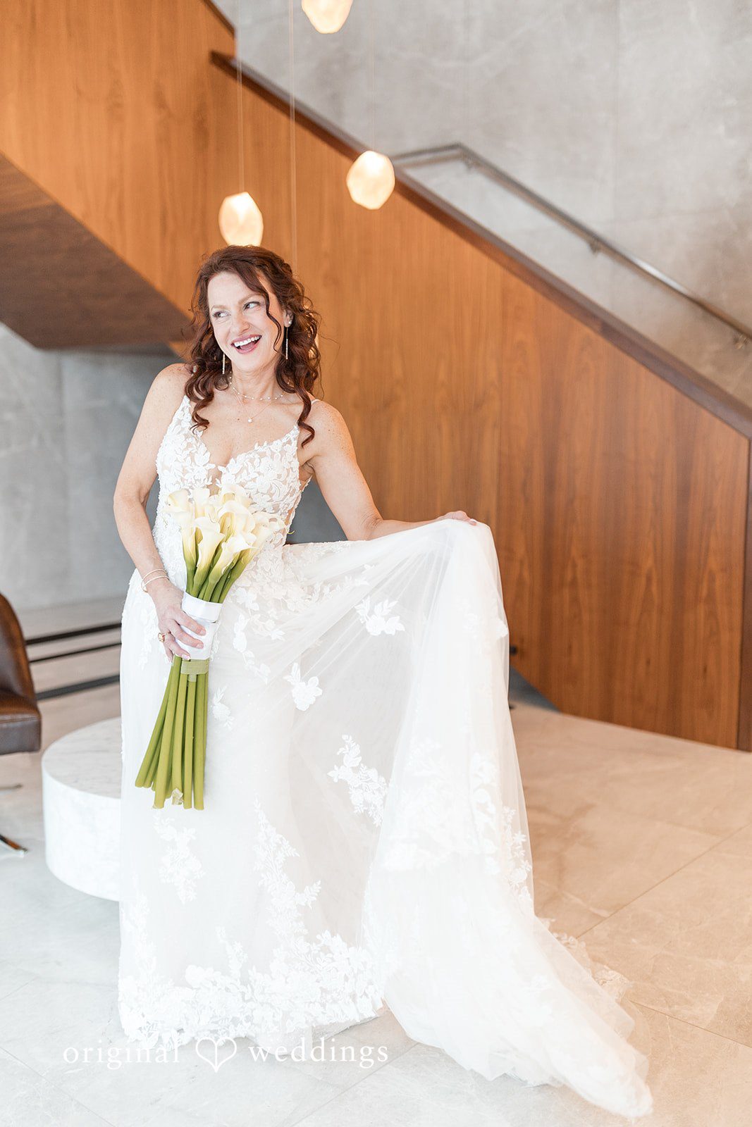 Graceful solo bridal moment captured beautifully