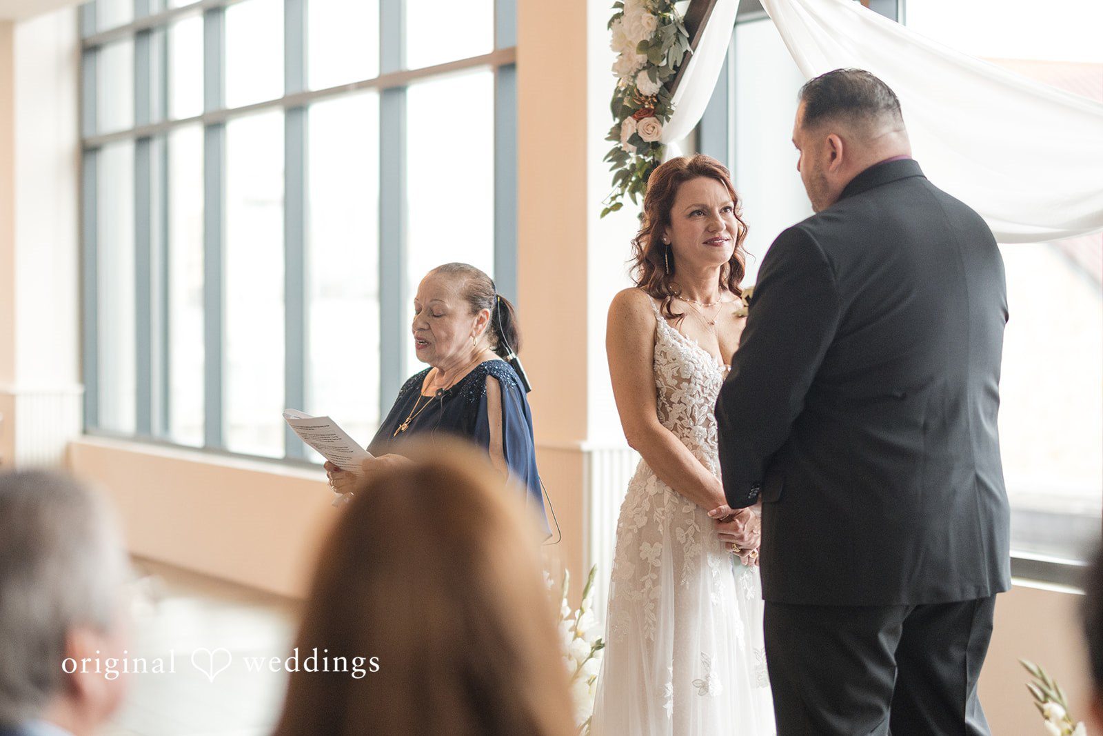 Natural couple interaction captured on wedding day