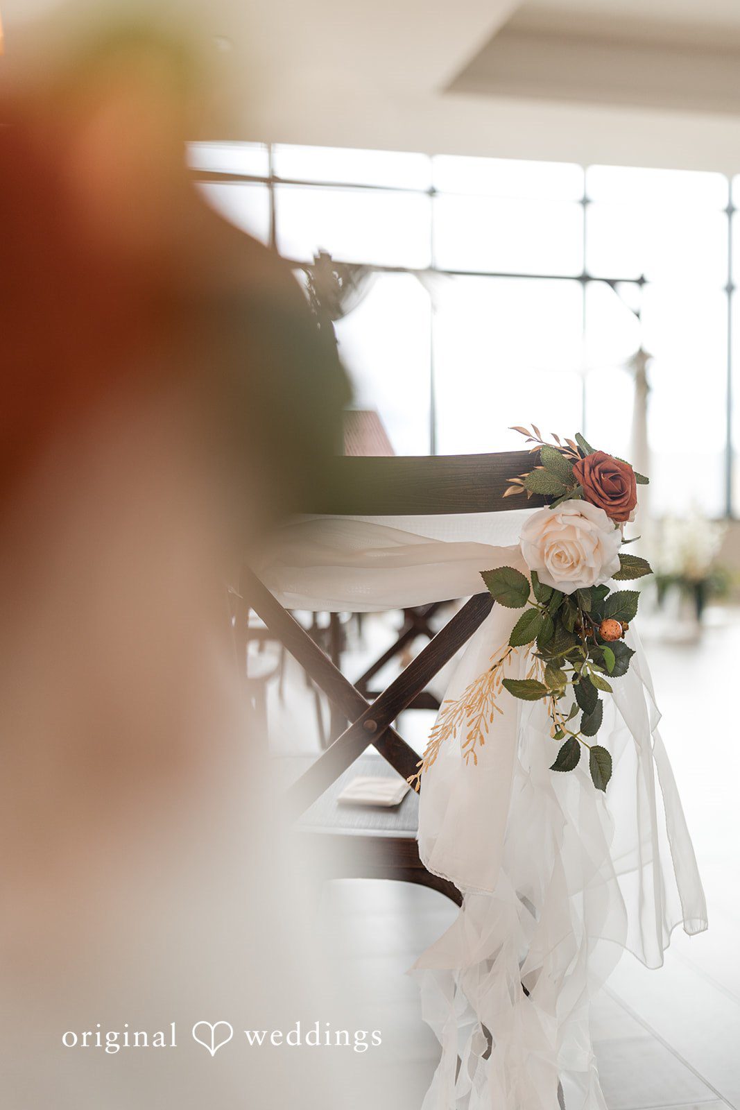 Elegant floral arrangement detail shot at Rye Street Tavern