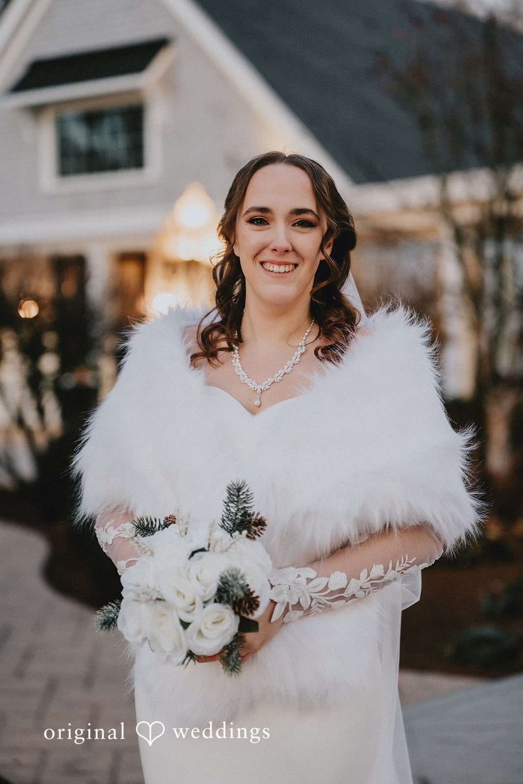 Mary + Ryan Lovely picture of bride holding bouquet