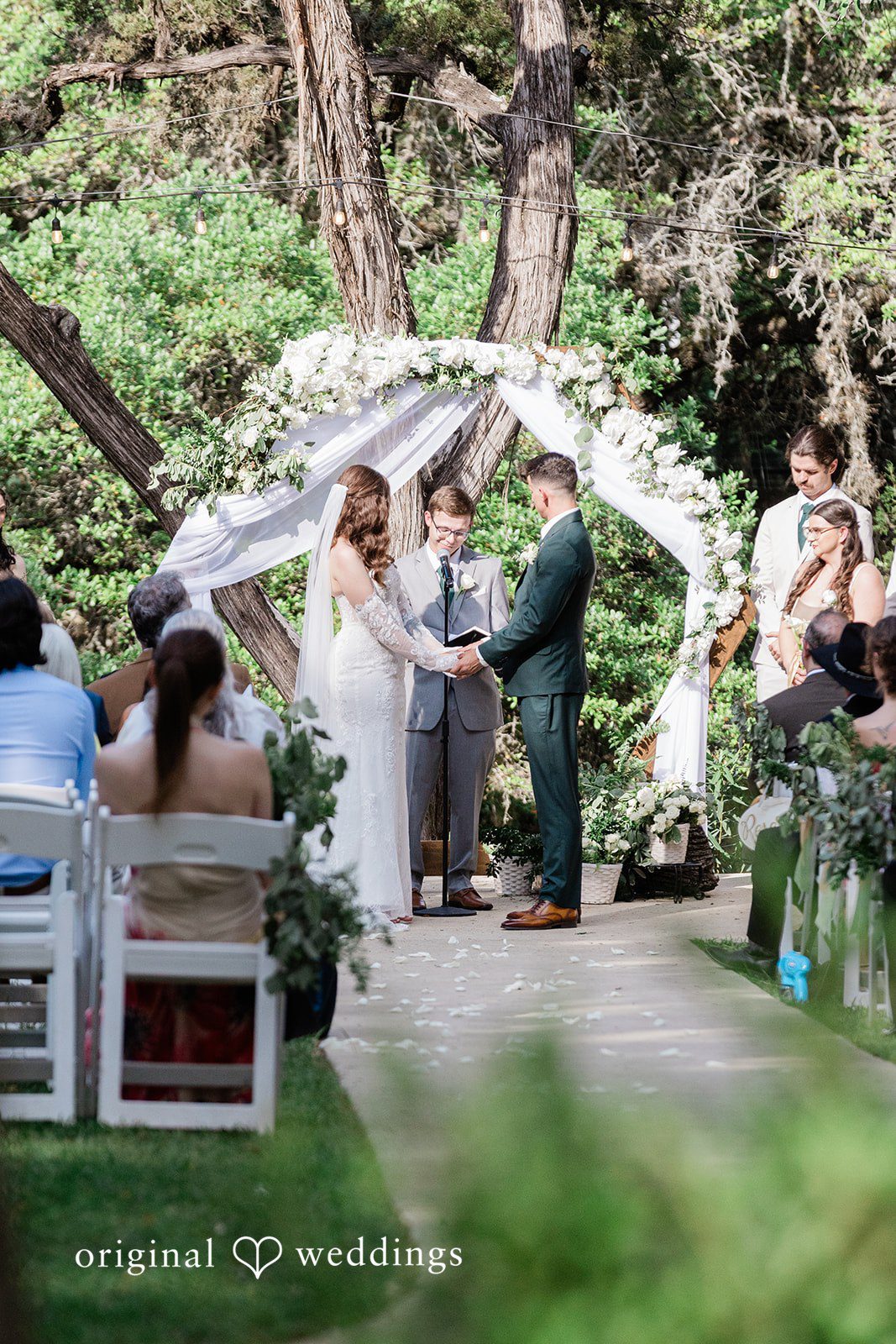 Gavin + Kayleigh The bride and groom exchange marital vows