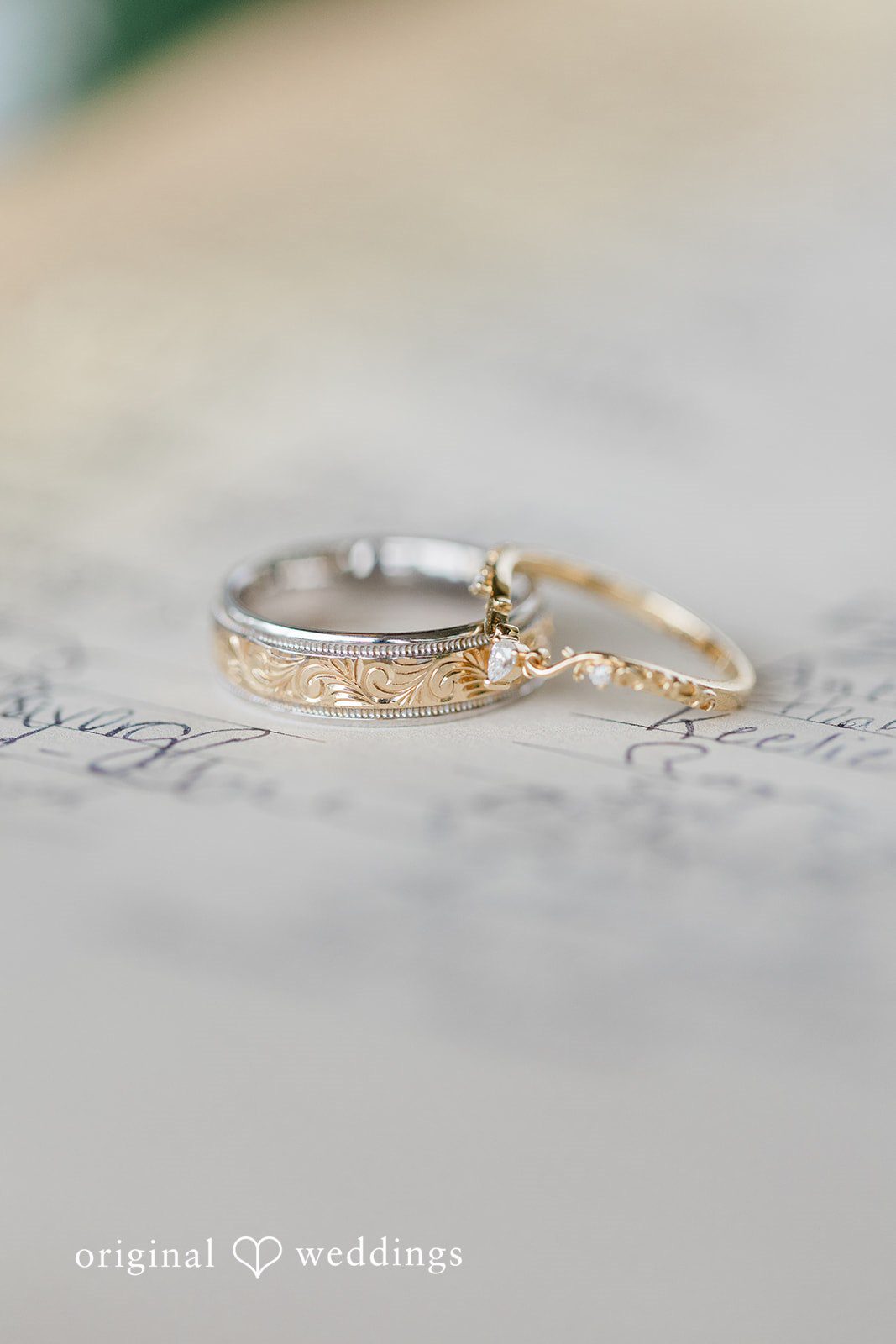 Gavin + Kayleigh The wedding rings