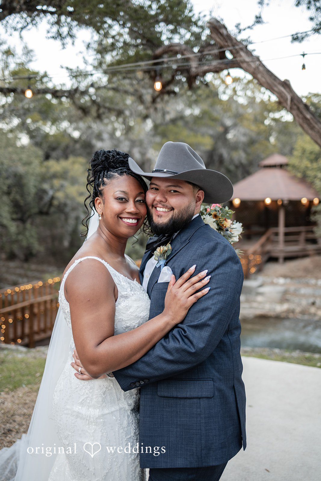 Stunning portrait of couple at Scenic Springs by Wedgewood Weddings