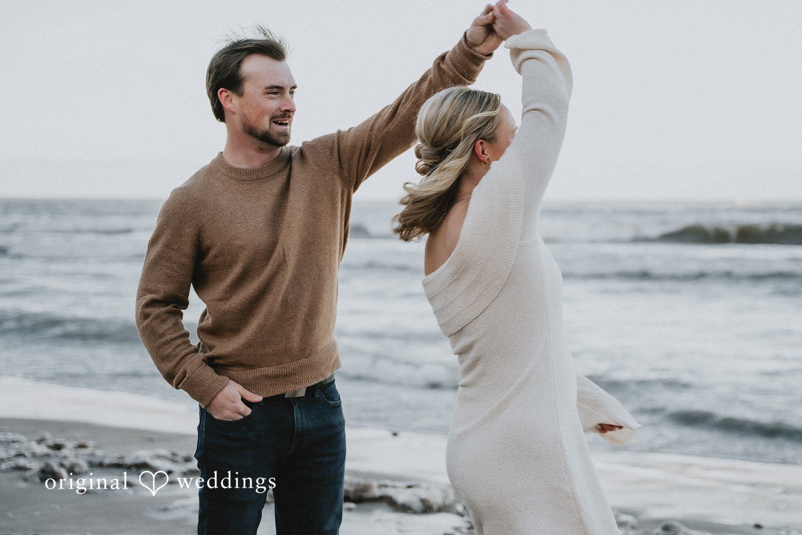 Stunning Portrait of Couple at Seven Bridges.