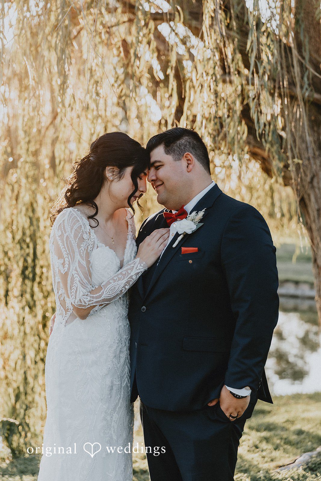 Romantic picture of couple at Sierra La Verne