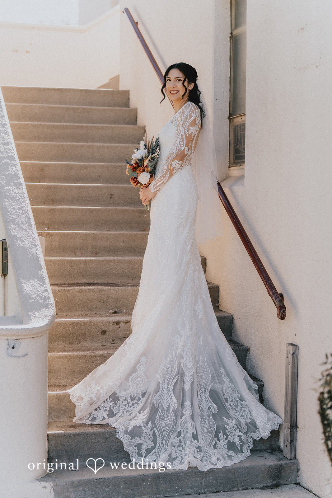 Stunning picture of bride at Sierra La Verne