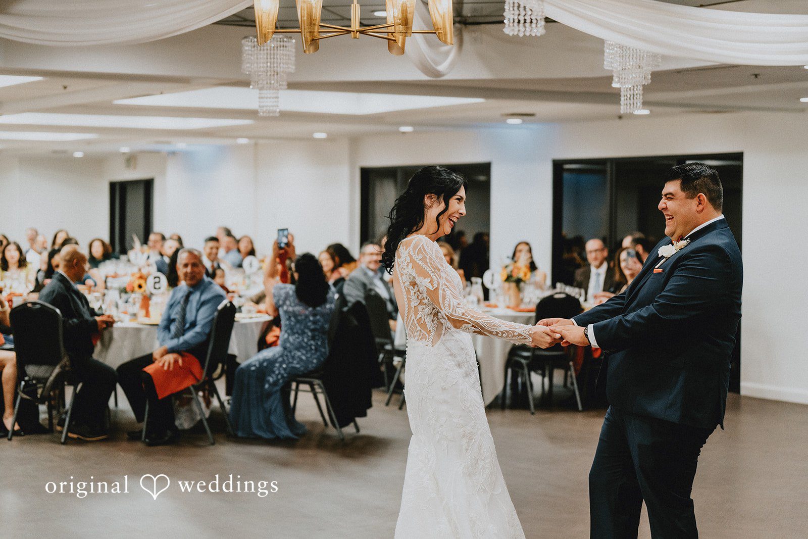 Couple expressing their joy and love
