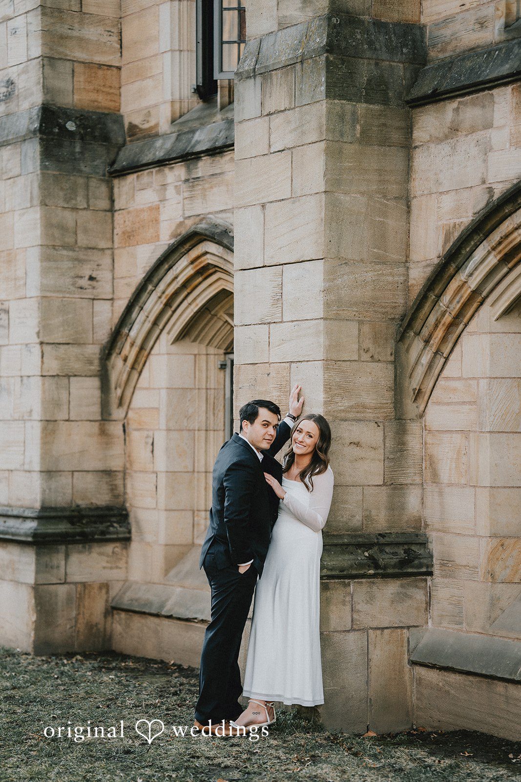Stunning portrait of couple at Sterling Library