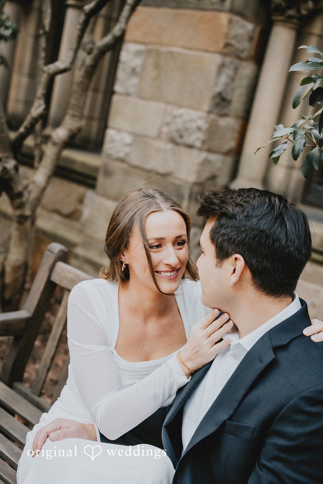 Romantic picture of couple looking at each other