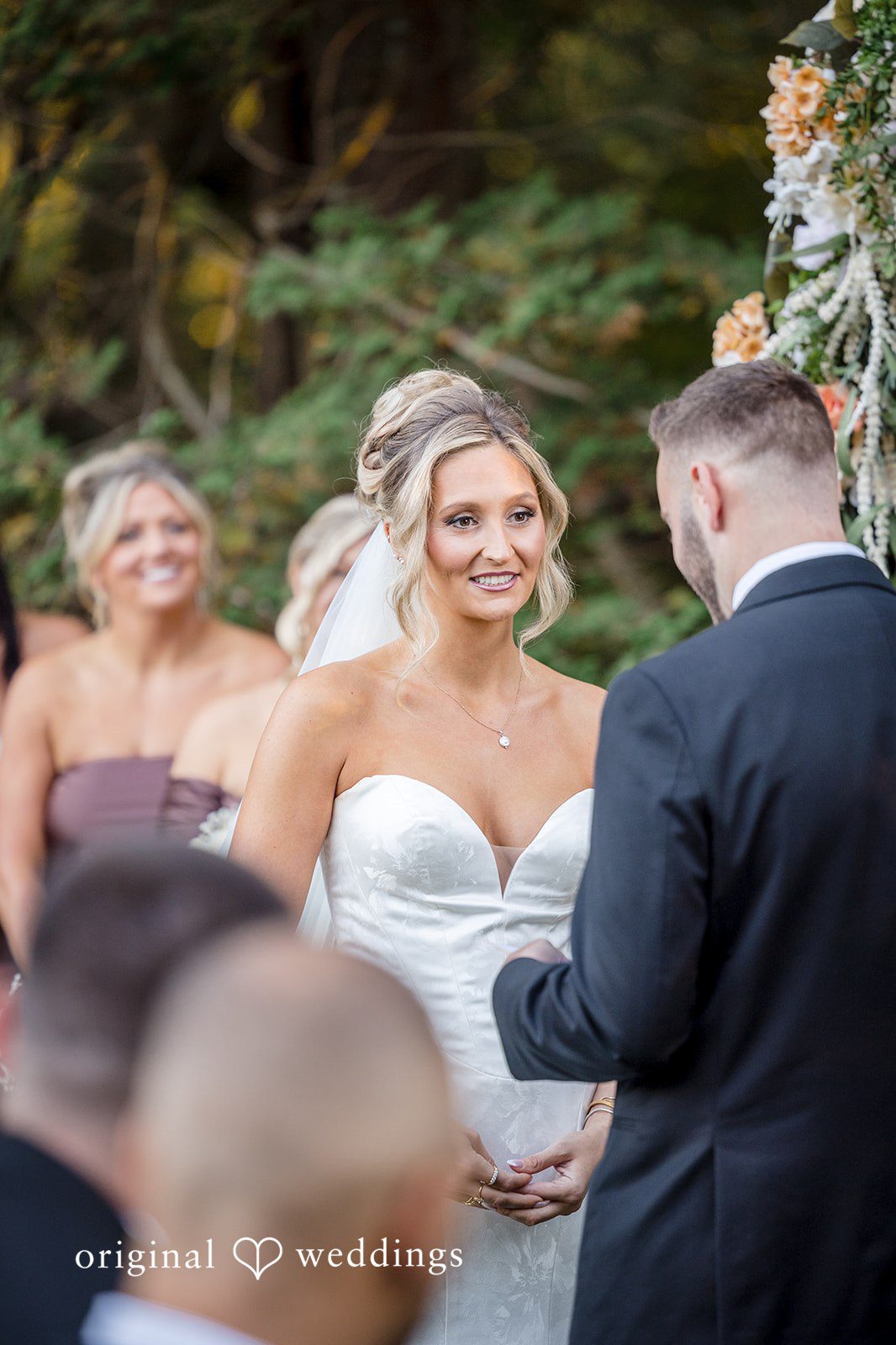 Laura + Nicholas Emotional wedding ceremony moment