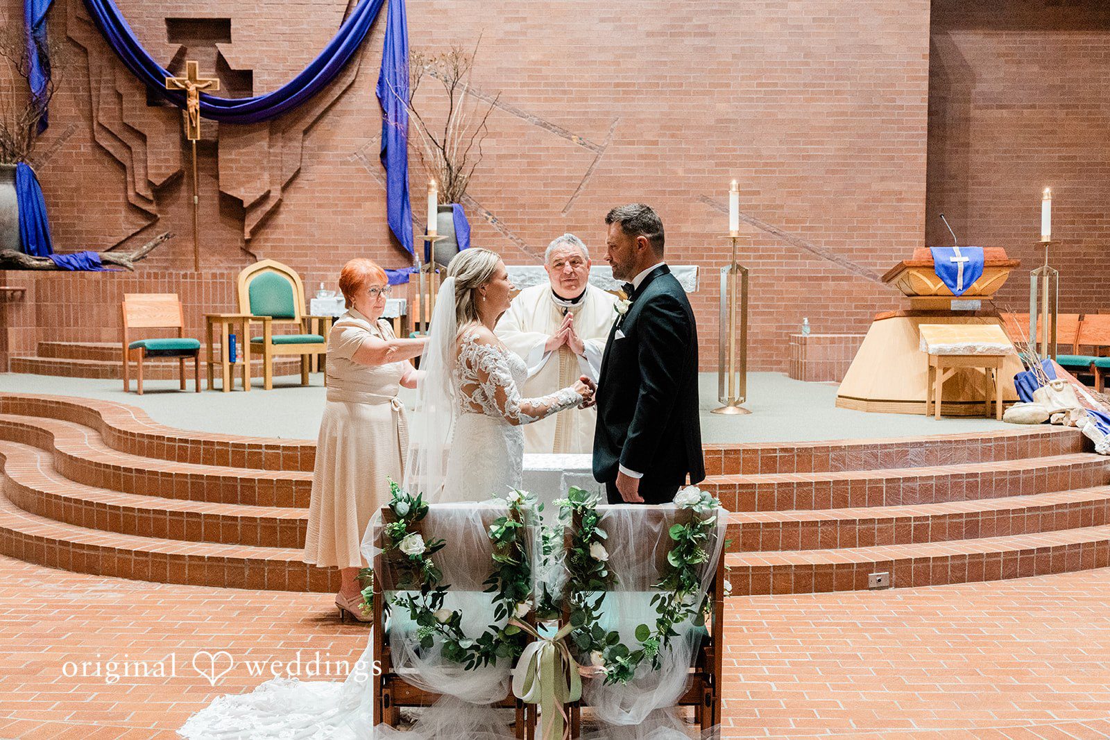 The couple about to be joined as one