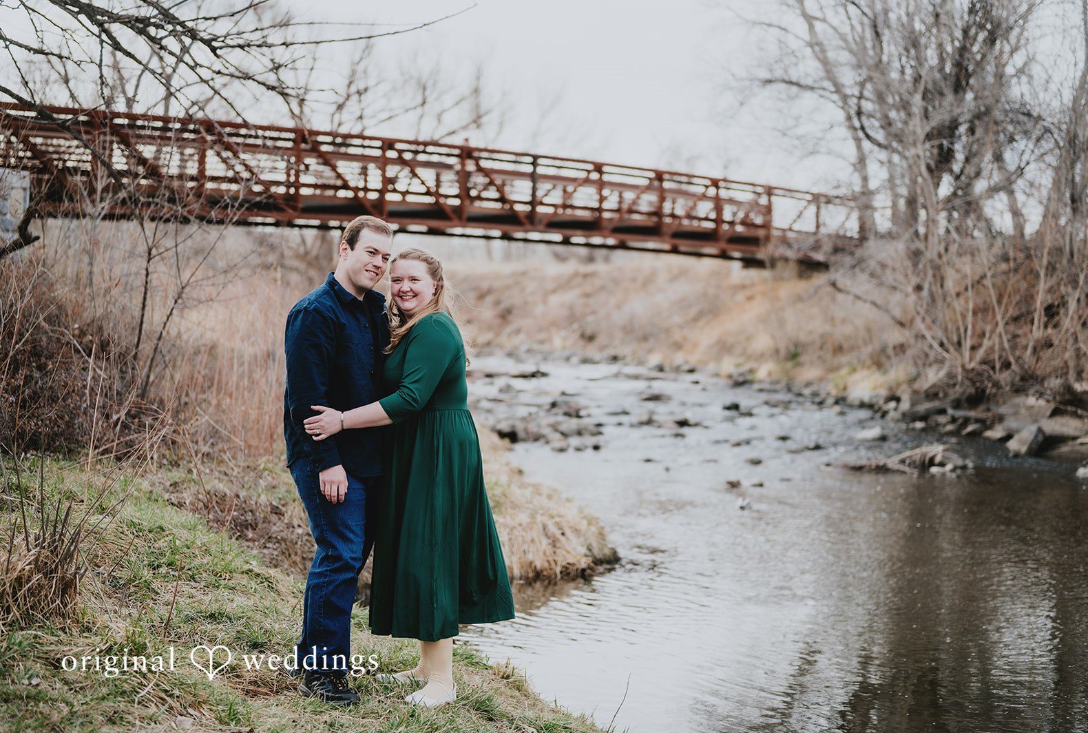 Engagement photography session at Stone House by original weddings capturing true love of couple