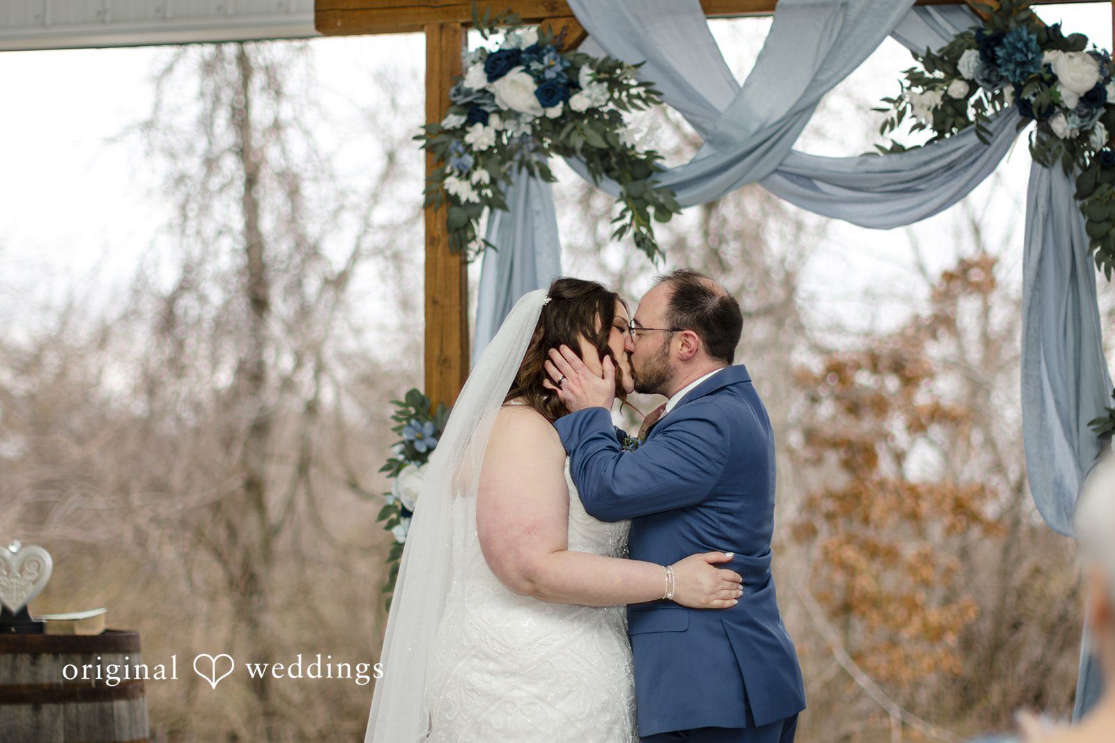 Katrena + Ryan Emotional moment during the couple’s wedding vows