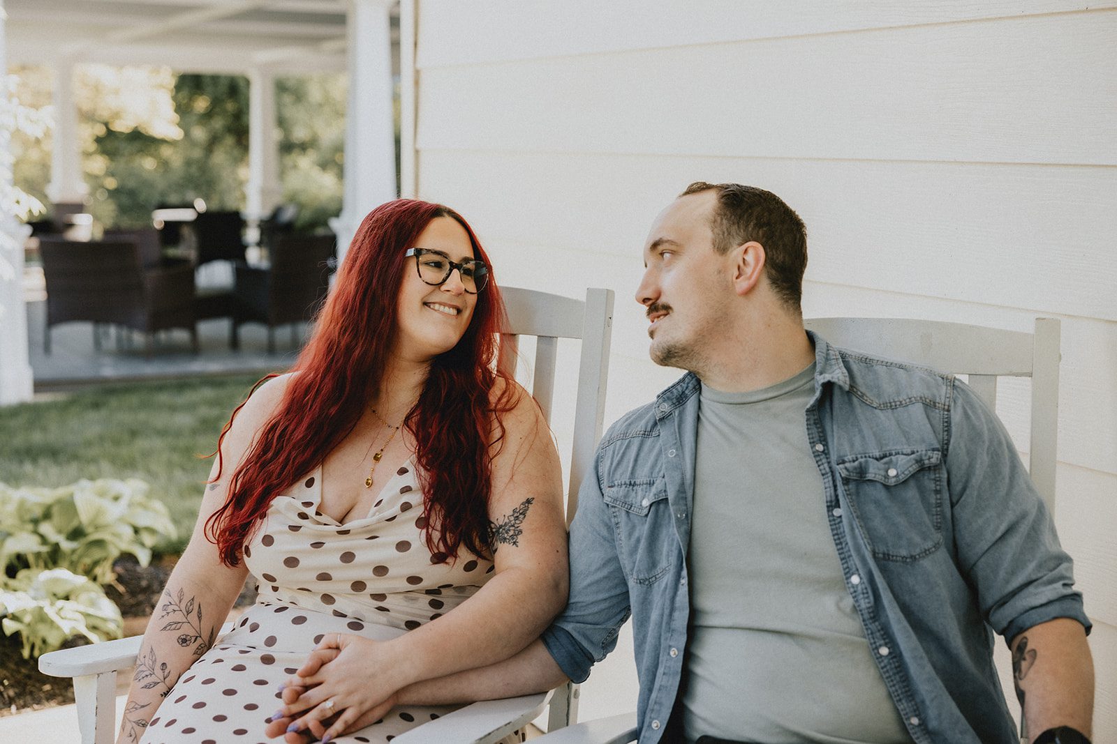 A beautiful portrait of the couple