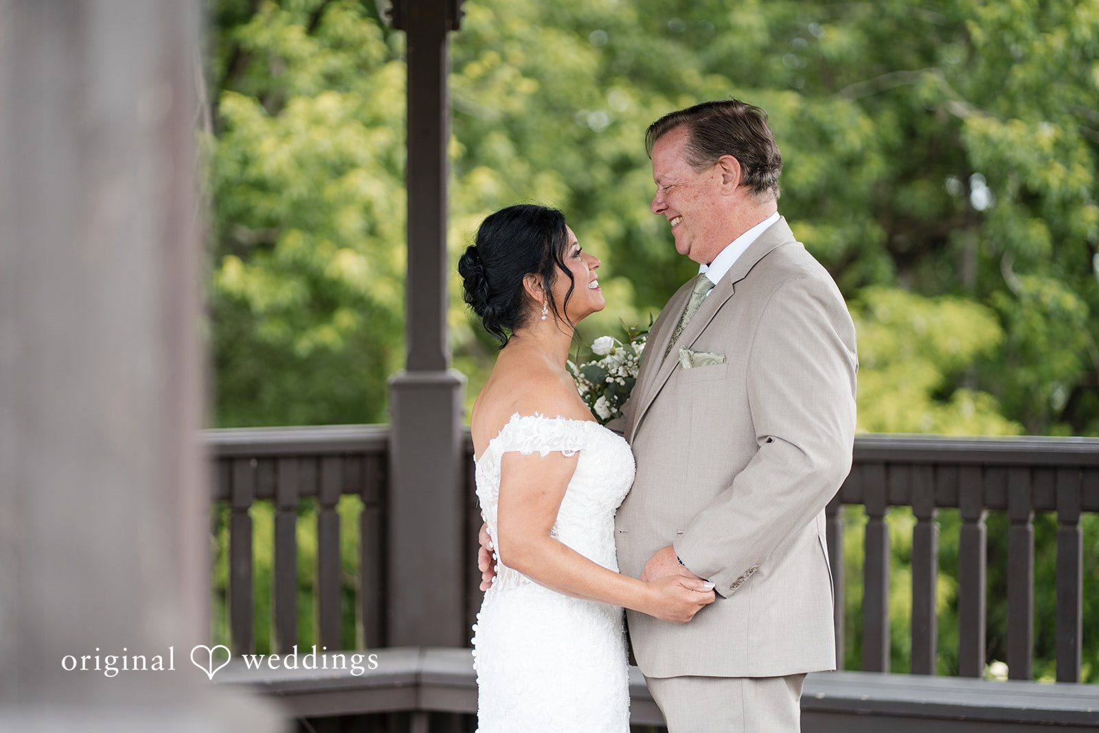 Stylish close-up wedding picture of couple at Swan Harbor Farm