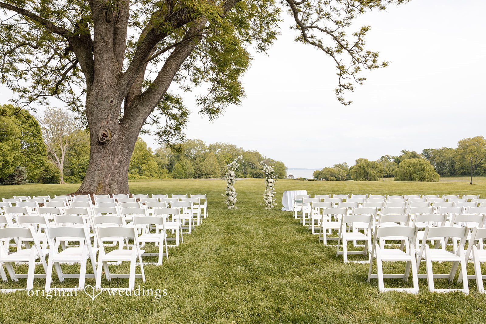 Elegant wedding location photography at Swan Harbor Farm